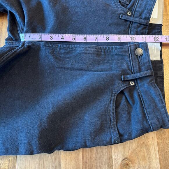 Everlane The Curvy Cheeky Jean Size 27 Crop Black Denim - Picture 14 of 16